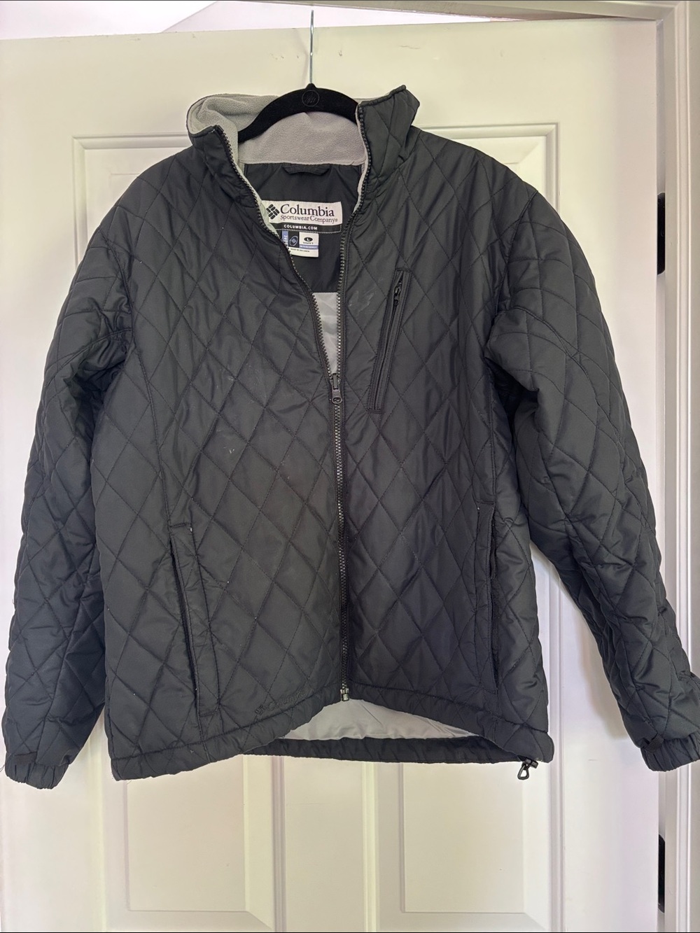 Columbia Quilted Puffer Jacket in Black